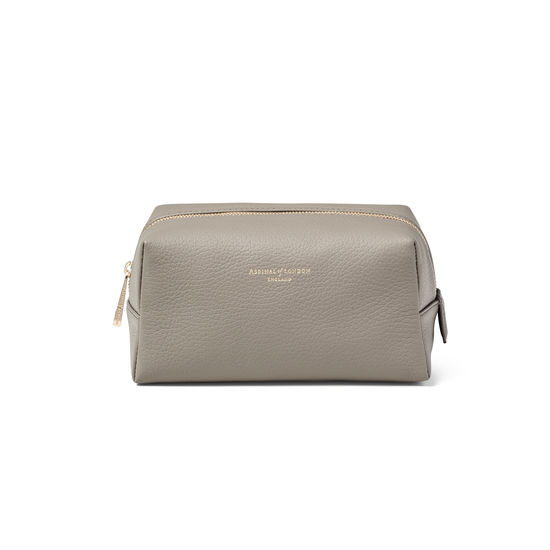 Medium London Case in Warm Grey Pebble from Aspinal of London
