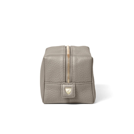 Medium London Case in Warm Grey Pebble from Aspinal of London