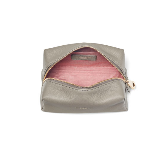 Medium London Case in Warm Grey Pebble from Aspinal of London