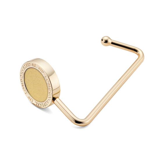 Aspinal Handbag Hook in Old Gold Sparkle from Aspinal of London