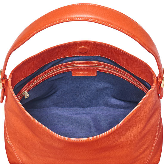 Aspinal Hobo Bag in Marmalade Pebble from Aspinal of London