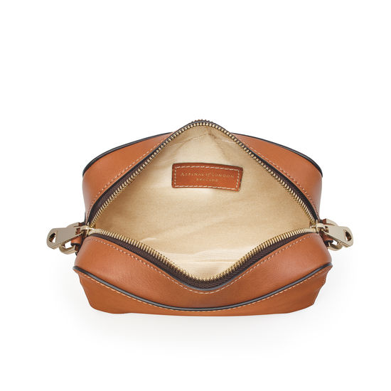 Camera Bag in Smooth Tan from Aspinal of London