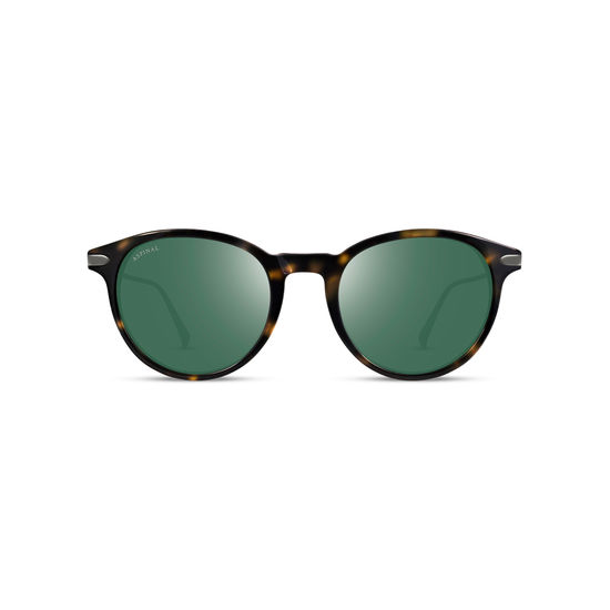 Larvotto Sunglasses in Tortoiseshell Acetate & Gunmetal from Aspinal of London
