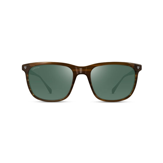 Men’s Roma Sunglasses in Tiger Eye Acetate from Aspinal of London