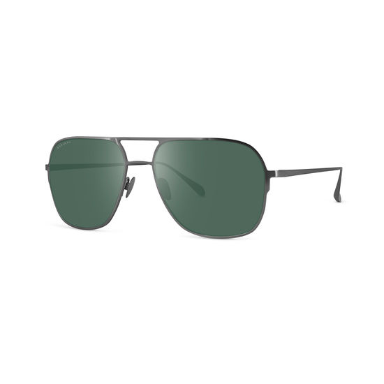 Maranello Sunglasses in Gun Metal | Aspinal of London