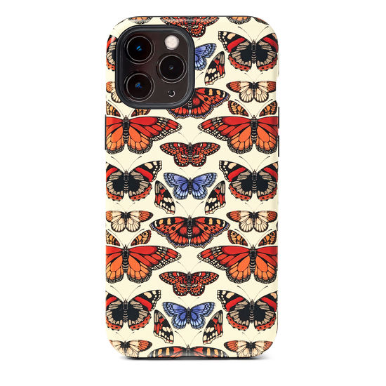Emily Carter iPhone 12 Pro Max Case - Cream British Butterfly from Aspinal of London