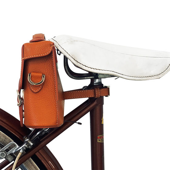 Sasha Satchel in Marmalade Pebble from Aspinal of London