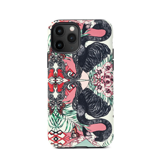Emily Carter iPhone 11 Pro Case - Flamingo from Aspinal of London