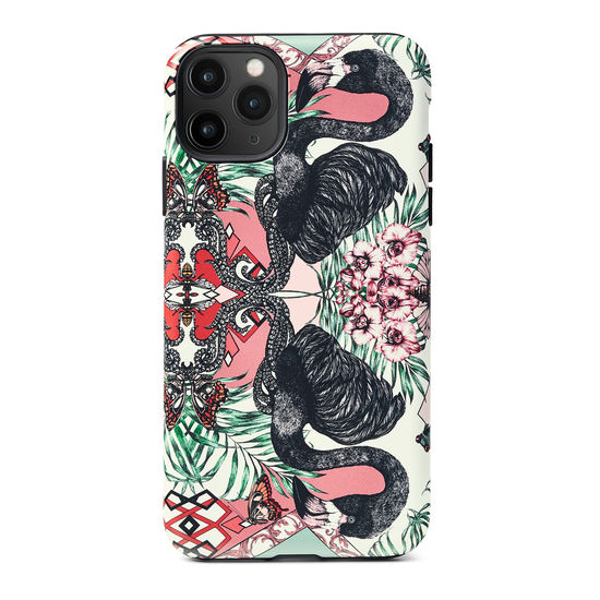 Emily Carter iPhone 11 Pro Max Case - Flamingo from Aspinal of London