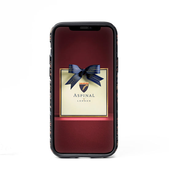 Emily Carter iPhone 12/12 Pro Case - Black British Butterfly from Aspinal of London