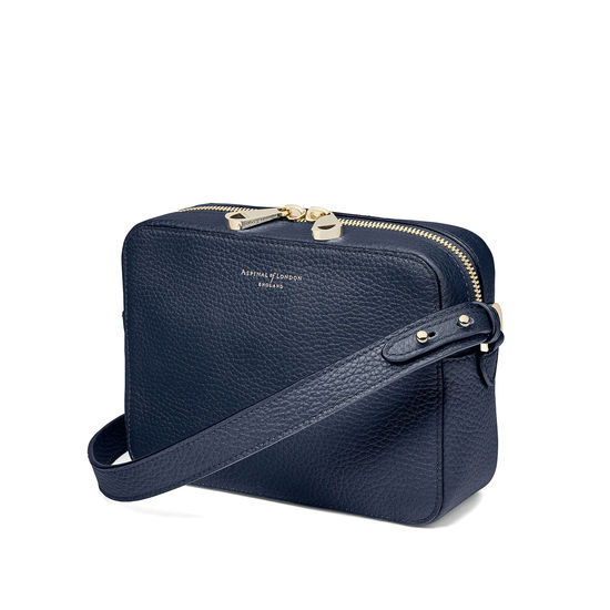 Camera Bag in Blue Moon Pebble 