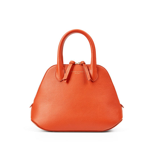 Margot Bag in Marmalade Pebble from Aspinal of London