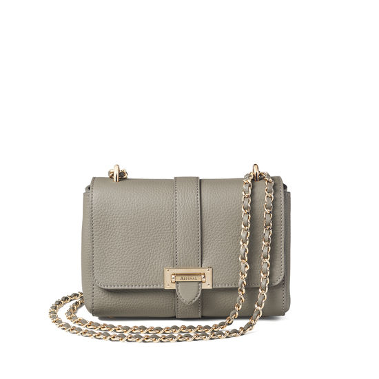 Lottie Bag in Warm Grey Pebble from Aspinal of London