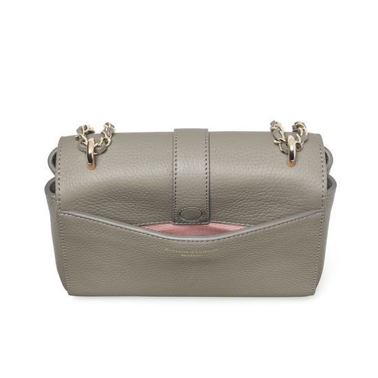 Lottie Bag in Warm Grey Pebble from Aspinal of London