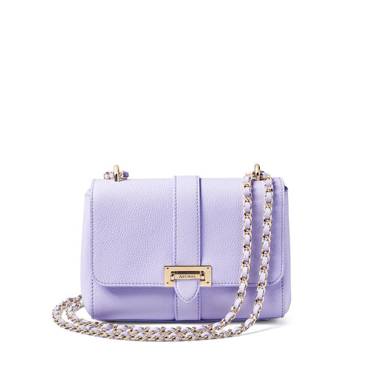 Lottie Bag in English Lavender Pebble from Aspinal of London