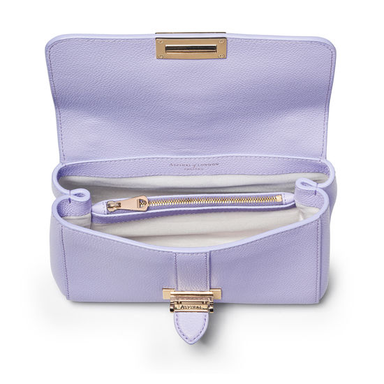 Lottie Bag in English Lavender Pebble | Aspinal of London