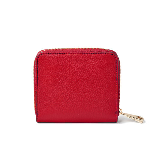 ‘A’ Purse in Cherry Pebble from Aspinal of London