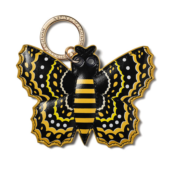 Butterfly Keyring in Smooth Meadow from Aspinal of London