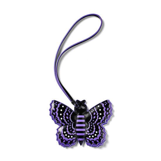 Butterfly Charm in Smooth English Lavender from Aspinal of London