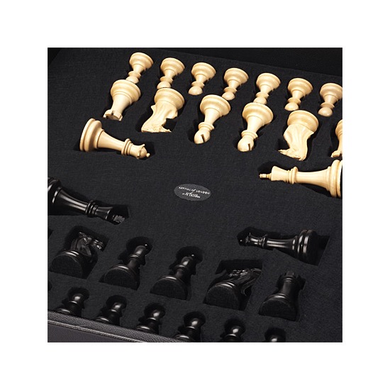 Chess Set in Camel from Aspinal of London