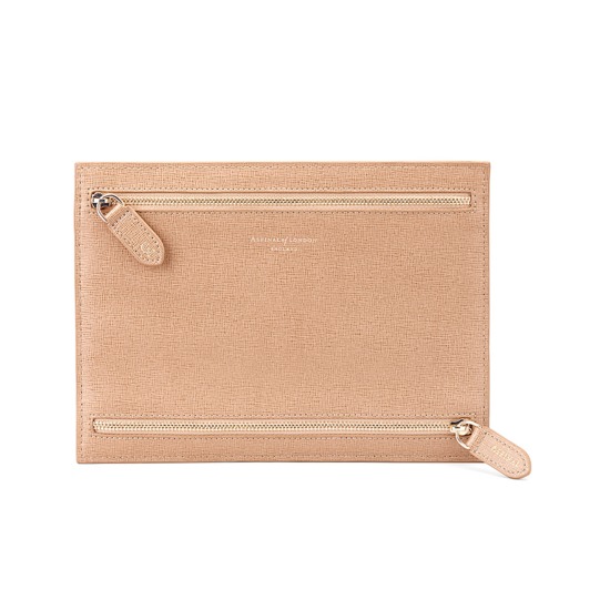 Multi Currency Wallet in Deer Saffiano from Aspinal of London