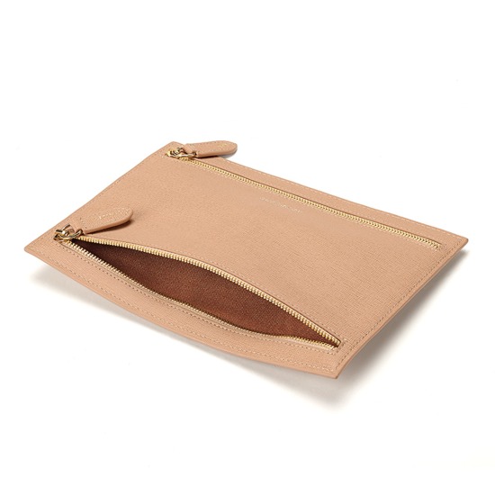 Multi Currency Wallet in Deer Saffiano from Aspinal of London