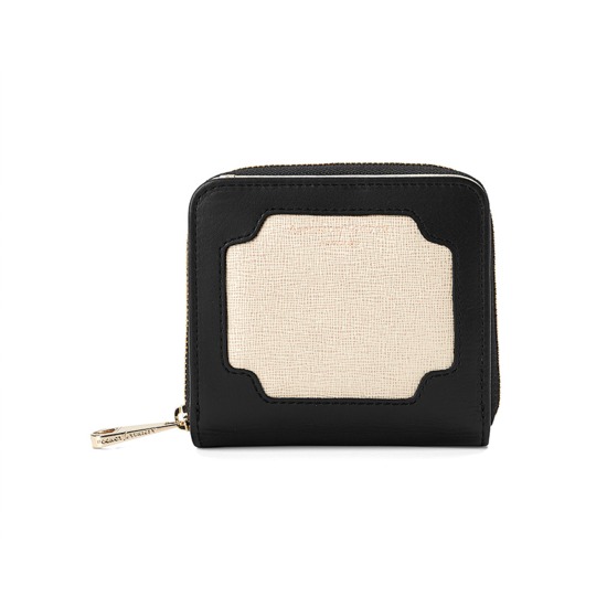 Marylebone Mini Purse in Monochrome Mix from Aspinal of London