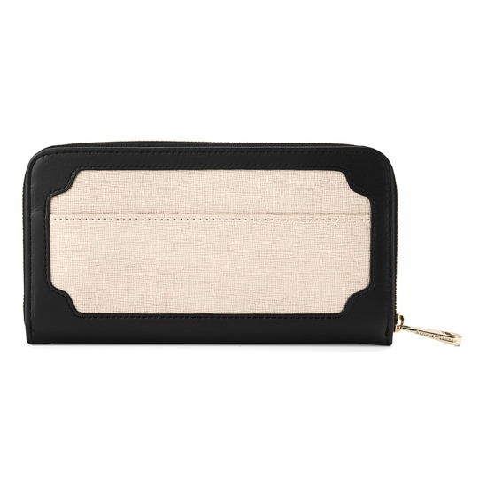 Marylebone Purse in Monochrome Mix from Aspinal of London