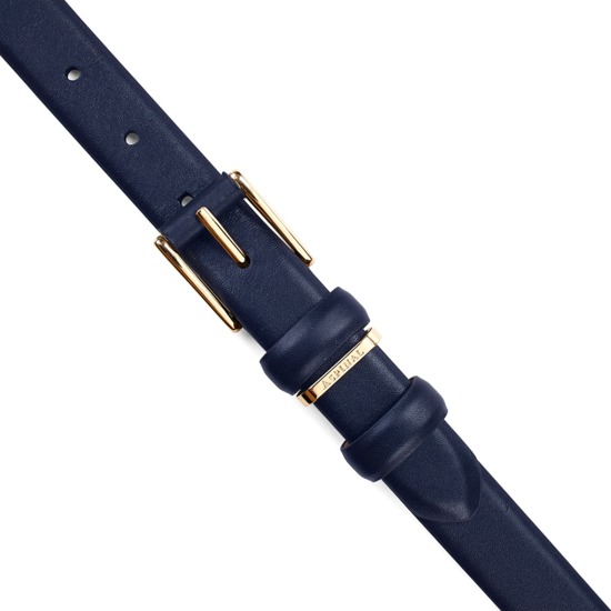 Ladies Westbourne Belt in Smooth Navy from Aspinal of London