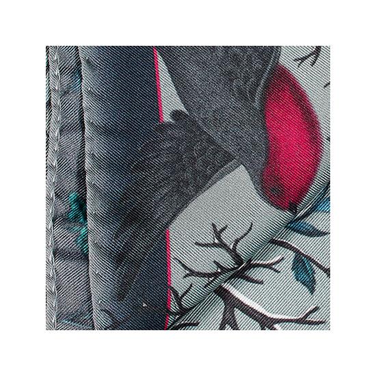 Robin Silk Twill Handkerchief in Midnight Blue from Aspinal of London