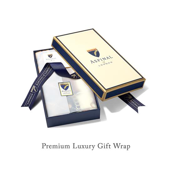 Pegasus Feather Silk Twill Scarf in Midnight Blue (27.5