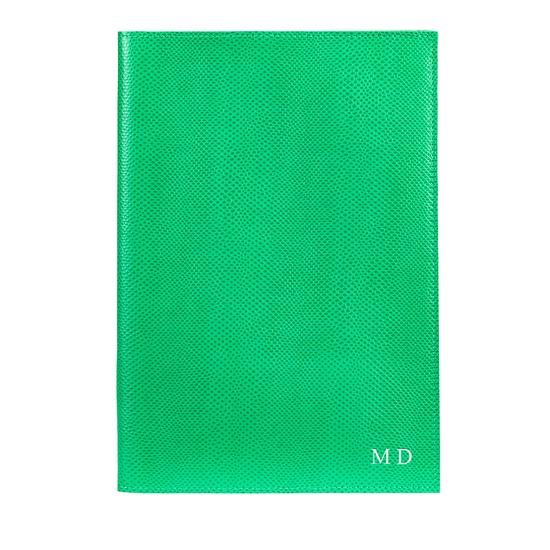 A4 Refillable Journal in Berry Lizard from Aspinal of London