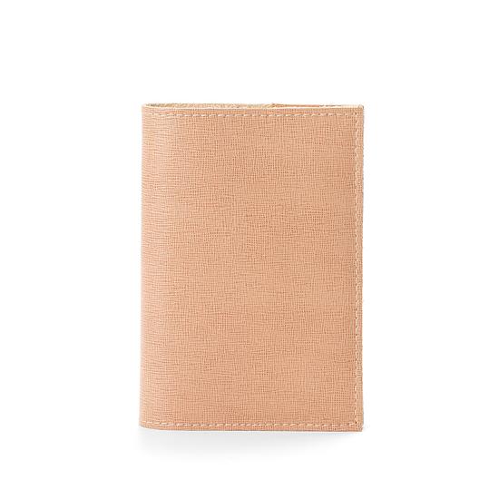 Refillable Pocket Notebook in Deer Saffiano from Aspinal of London