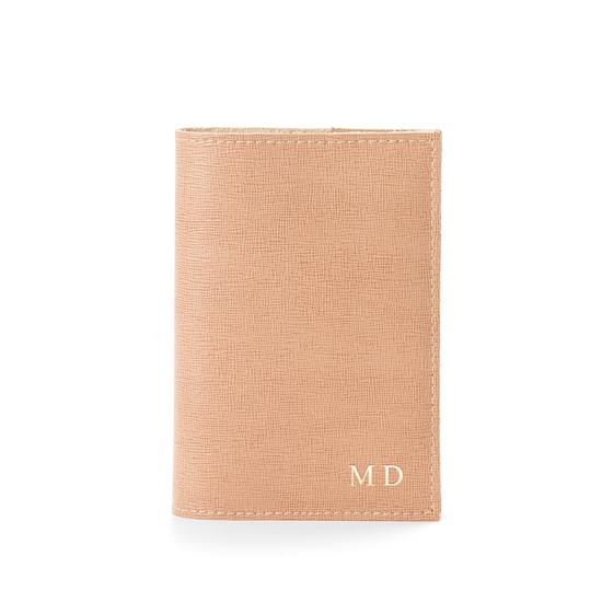 Refillable Pocket Notebook in Deer Saffiano from Aspinal of London