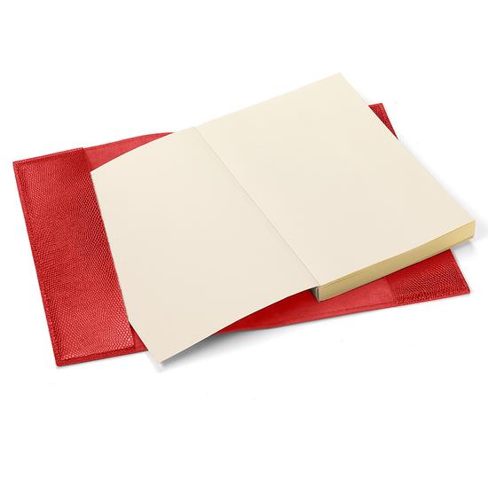 A5 Refillable Journal in Berry Lizard from Aspinal of London