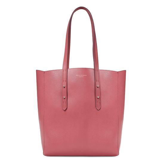 Aspinal Essential Tote in Blusher Saffiano & Cream Suede from Aspinal of London