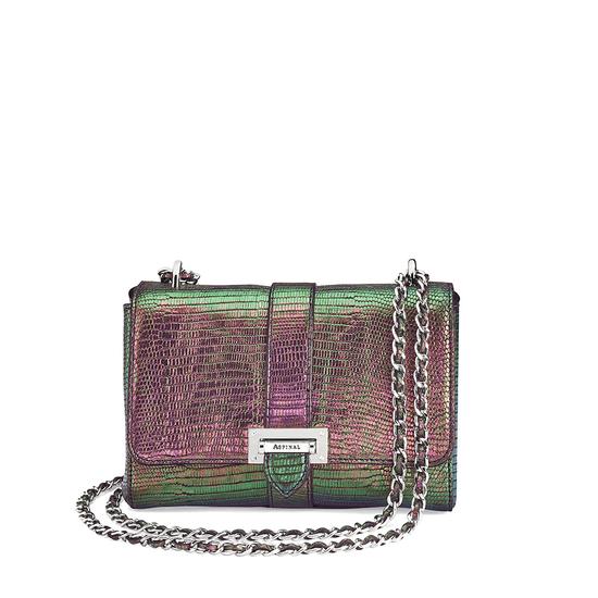 Small Lottie Bag in Iridescent Dragonfly from Aspinal of London