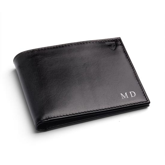 Billfold Wallet in Deep Shine Vintage Tan Croc from Aspinal of London