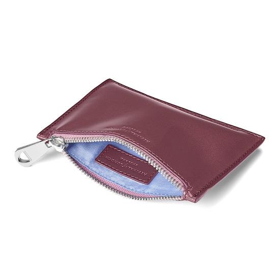 Small Essential Flat Pouch in Dragonfly Patent from Aspinal of London