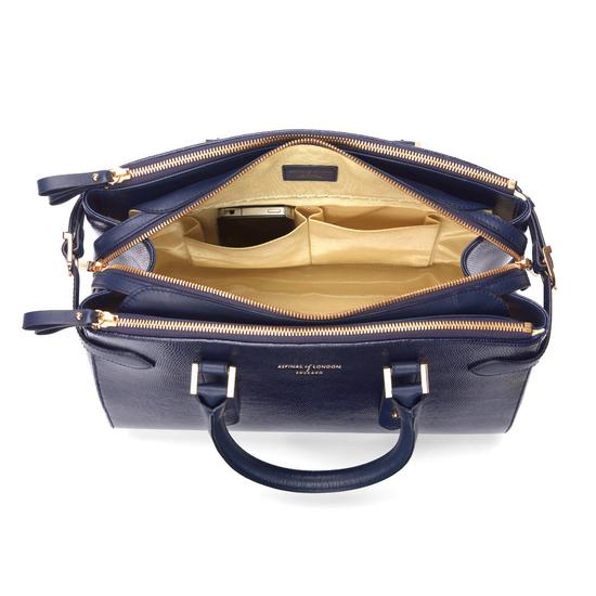 Brook Street Bag in Midnight Blue Lizard from Aspinal of London