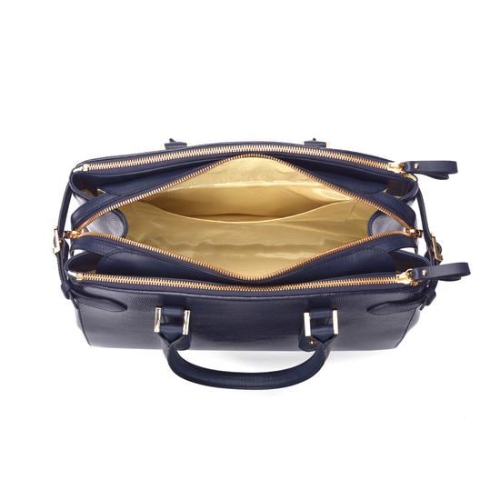 Brook Street Bag in Midnight Blue Lizard from Aspinal of London