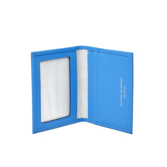ID & Travel Card Case in Smooth Forget Me Not from Aspinal of London