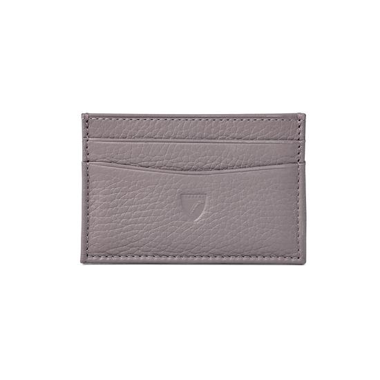 Slim Credit Card Case in Chanterelle Pebble from Aspinal of London