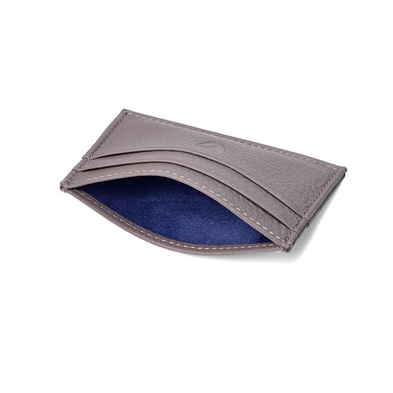 Slim Credit Card Case in Chanterelle Pebble from Aspinal of London