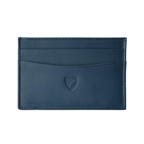Slim Credit Card Case in Smooth Teal from Aspinal of London