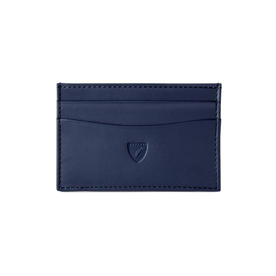 Slim Credit Card Case in Smooth Blue Moon from Aspinal of London