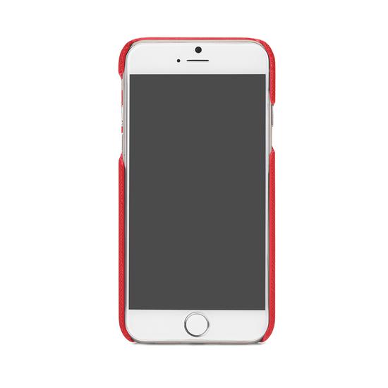 iPhone 7 Plus Leather Cover in Dahlia Saffiano from Aspinal of London