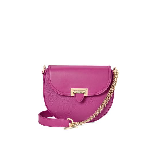 Portobello Bag in Orchid Saffiano from Aspinal of London