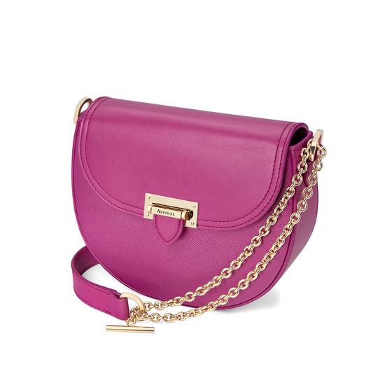 Portobello Bag in Orchid Saffiano from Aspinal of London