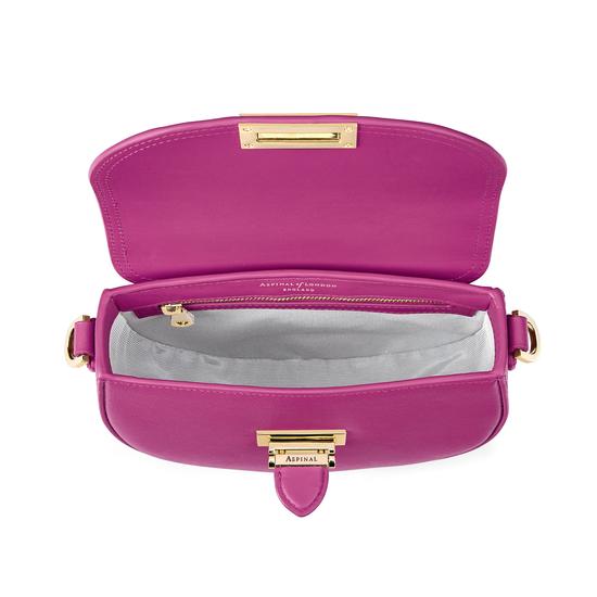 Portobello Bag in Orchid Saffiano from Aspinal of London